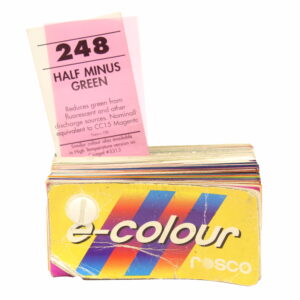 Pliego Filtro Rosco e-colour 248 Half Minus Green