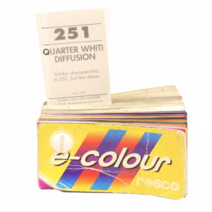 Pliego Filtro Rosco e-colour 251 Quarter White Diffusion