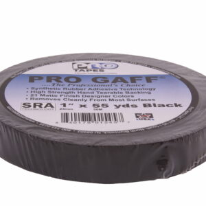 Gaffer tela 1" negro